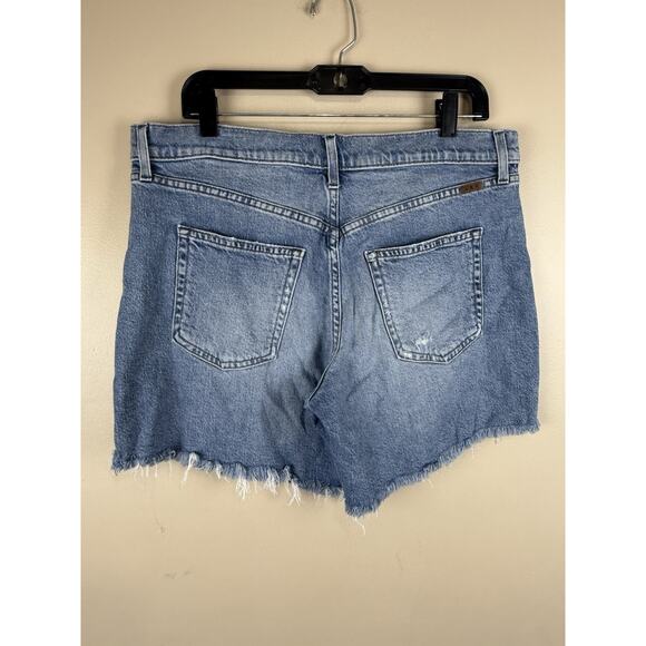 AYR The Day Off Denim Shorts Women’s Size 31 Cutoff Frayed Hem Blue Jean - Picture 5 of 14